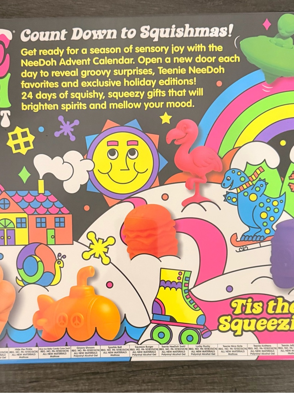 Advent Countdown Playset — Neon Multi-Color - Picture 2 of 3